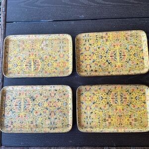 Vintage Japanese Papermache Trays